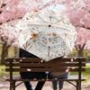 1pc Dragonflies Renewal Pattern Umbrella Design Automatic Opening and Closing Umbrella, High-quality Travel Umbrella,  c1128075