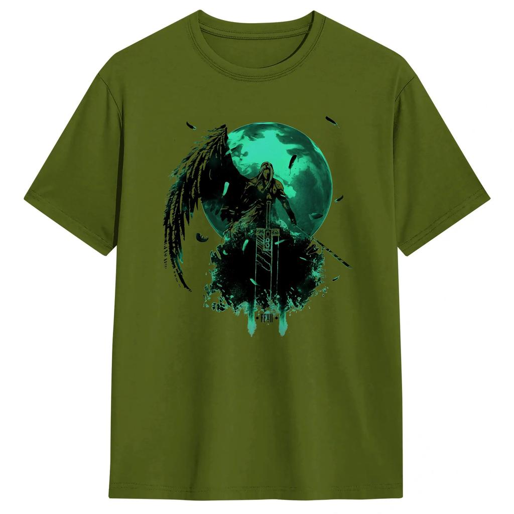 Unisex TShirts FF VII Art Casual 100 Cotton Tee Shirt Short Sleeve T Shirt O Neck Tops Printed