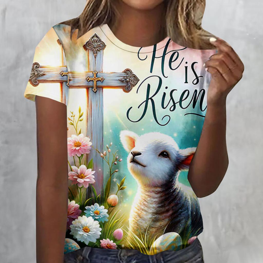 Женские футболки с 3D-принтом «Кролик» Большие модные футболки с рисунком больших размеров Повседневные футболки с принтом в стиле Харадзюку Футболки