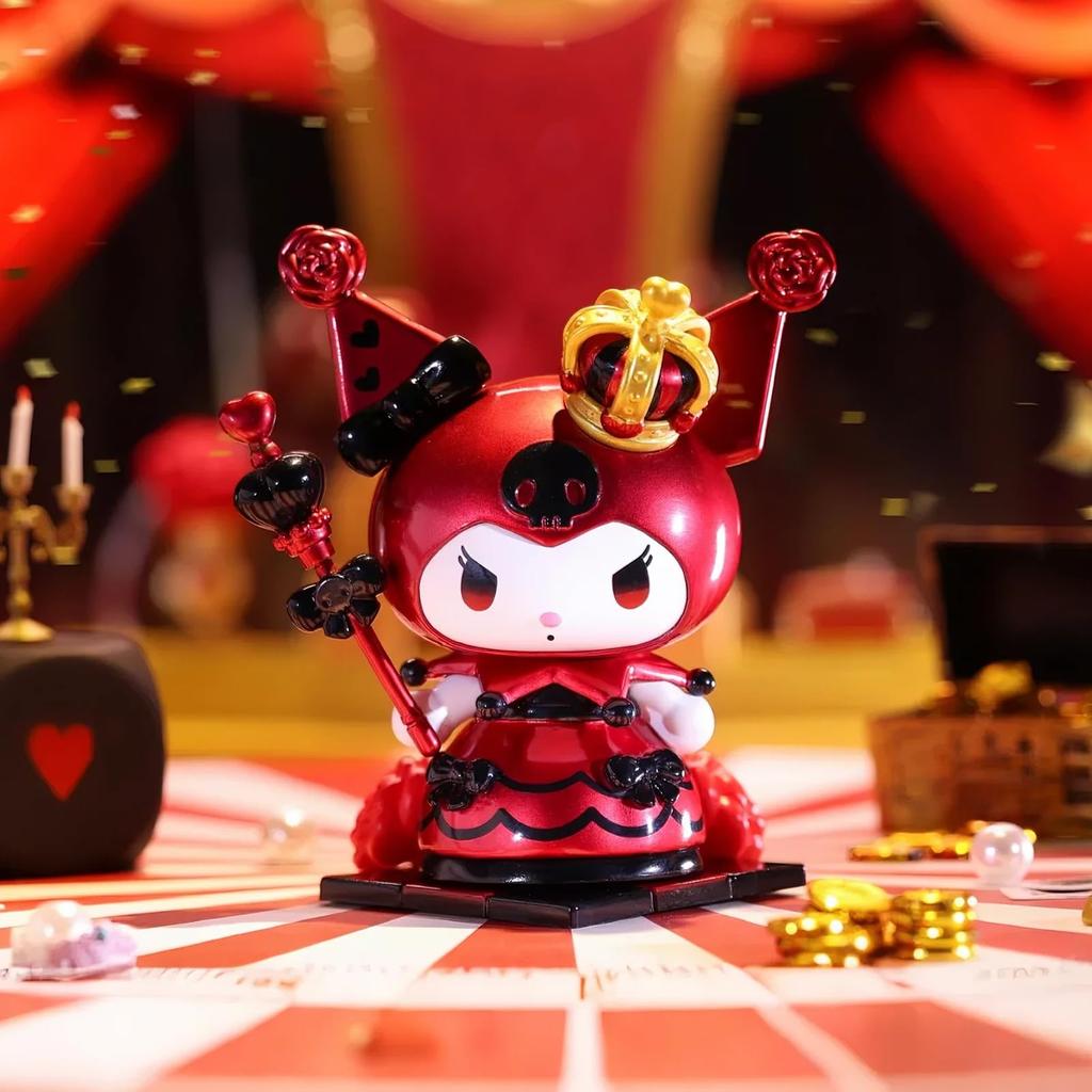 ЛУЧШАЯ ИГРУШКА Персонажи Sanrio Серия Покер Гачапон Фигурка в Слепой Коробке Мягкий Винил ПВХ Подарок Подарок на День Рождения Коллекционный Персонаж Куроми "Королевство Куроми" [1