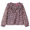 Children's Long-sleeved Shirt Dark Pink 92/104/116/128/140