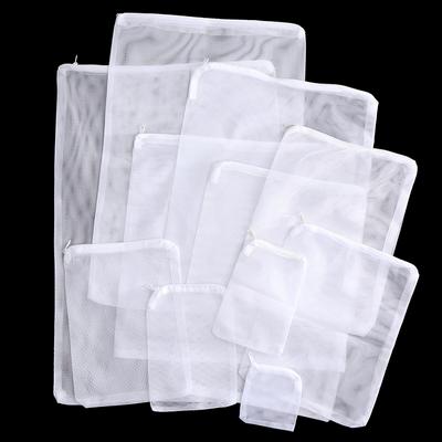 Мешок-фильтр для аквариума, сетчатый мешок на молнии, сетка для пруда, биошар с активированным углем