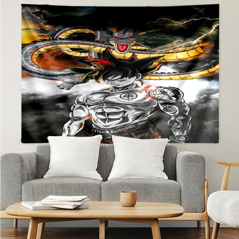 Dragon anime Artwork Tapestry Hanging for Bedroom,Livingroom, Playroom,Decor Art Room Wall Tapestry Holiday and Birthday Gifts