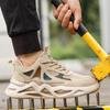 Lightweight Steel Toe Shoes Work Sneakers For Men Anti-smash Anti Puncture Safety Shoes Breathable Protective Shoes Non-slip