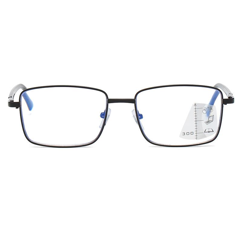 Мужские мультифокальные очки для чтения Сверхлегкие спортивные Нескользящие очки для пресбиопии Очки для чтения с защитой от синего света для мужчин и женщин