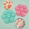 7-ячеечная силиконовая форма «Кошачья лапка», форма для торта, форма для заливки «Собачья лапка», форма для ароматерапевтической свечи, инструменты для гипса, формы для желе