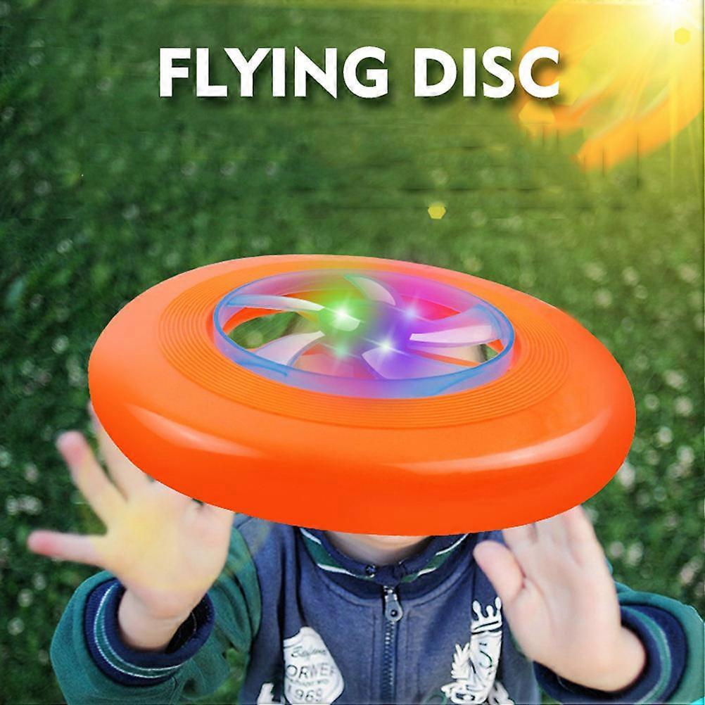 Kids Educational Playthings Night Luminous Flying Saucer 2Pcs Toy