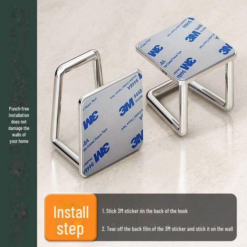 Настенная полка для раковины и кухонного шкафа с крючками для хранения, установка без сверления