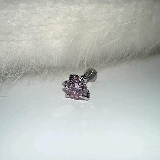 1 шт. серьги-гвоздики в форме драконьего когтя с кубическим цирконием, серьги-гвоздики из гальванического сплава, украшения для мочки уха для свиданий, повседневной носки, банкета, танцев