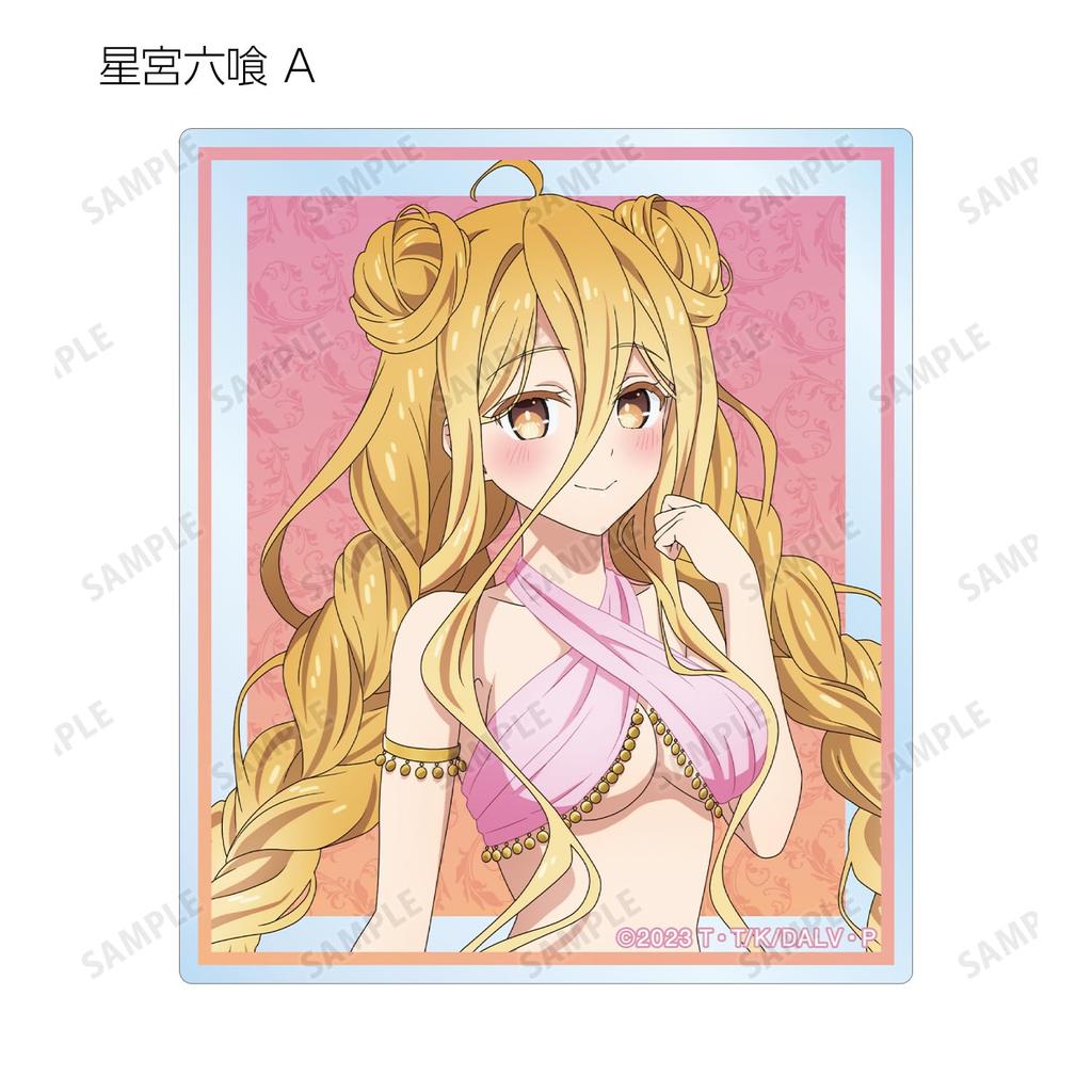 Коробка из 12 акриловых карточек для обмена с живой оригинальной иллюстрацией аниме «Танцовщица» «Date V» Вер.