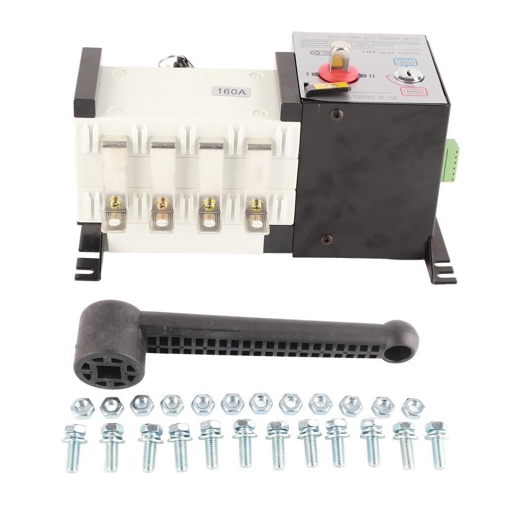 Генератор Переключатель генератора 4 Функции AC400V 2 в 1 выход Двойное питание ПК Перегрузка для дома