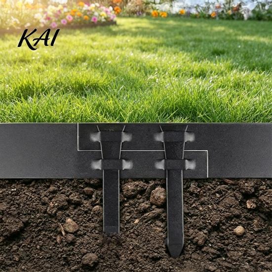 Pet Fence Ground Spikes 10Pcs 12" Landscape Edging Stakes, Heavy Duty Steel Garden Anchoring Spikes, Long Anchors for Soil Border Stakes Outdoor Lawn