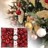 Набор креативных рождественских шаров 42 шт. 3/4/5 см Подвески для рождественской елки Домашний рождественский декор