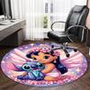 1pc S-Stitch19 Carpet, Round Rug, Comfortable, Suitable for Entryways, Living Rooms, Office, And Bedrooms, Christmas Decoration