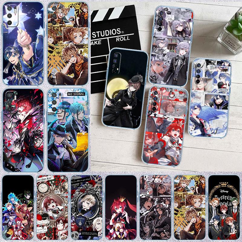 Прозрачный чехол для телефона Twisted Wonderland для Motorola Moto E22I E22S E22 E32 E40 E7 E7I G Plus Power Play Stylus G22 G14