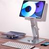For Aluminum Tablet Stand 360°Rotating Folding Adjustable Desk Holder Mount Riser for iPad Pro Air 4 Mini 12.9 4-14 Inch Xiaomi Tab