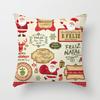 Christmas Throw Pillow Cover 45x45cm Plush Velvet Decorative Cushion Case Sofa Car Home Holiday Gift