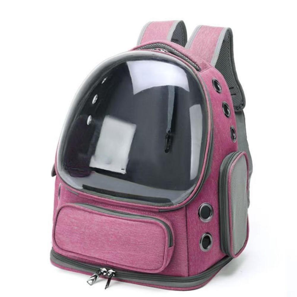 Transparent Pet Carrier Backpack Ventilated Pet Travel Bag Cat Carrying Bag Outdoor Use