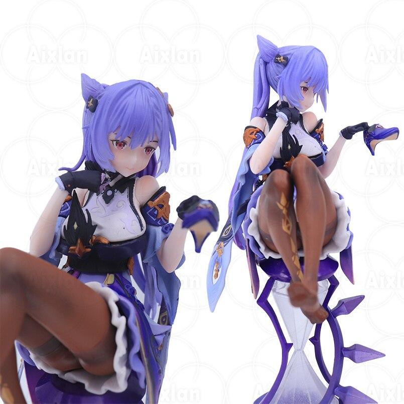 Фигурка Кэцин из Genshin Impact, 21 см, ПВХ, аниме-игра Genshin Impact, Figma, модель, игрушка.