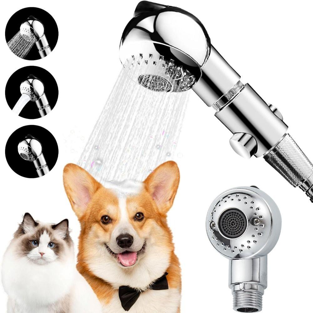 Adjustable Baby Bath Shower Head Water Saving Bathtub Shower Nozzle Pet Shower Sprayers Household