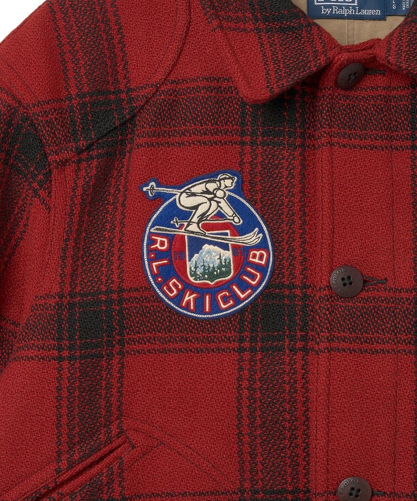 Polo Ralph Lauren Plaid Wool Utility Jacket - Multicolor