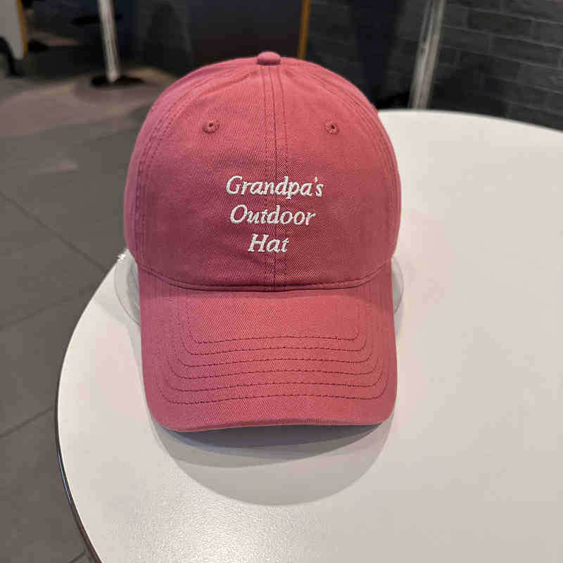 Fashion Hat Korean version of young men and women street versatile letter soft top baseball cap spring and summer outdoor travel shade cap men