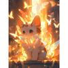DIY полная круглая алмазная живопись вышивка крестиком 3D элегантный милый котенок милая утка домашнее декоративное искусство алмазная живопись 5d алмазная живопись