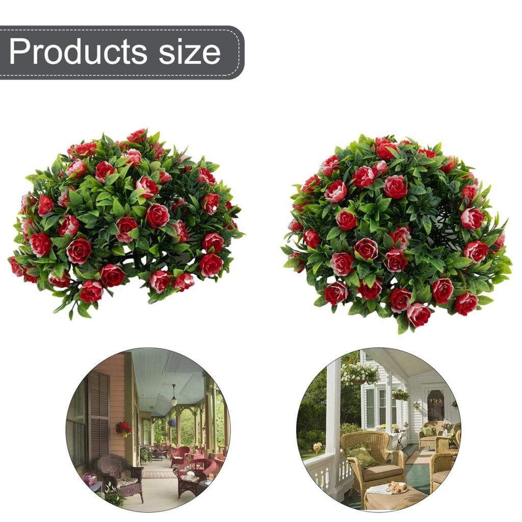 Grass Ball Rose Flower Balls Stage Topiary Hanging