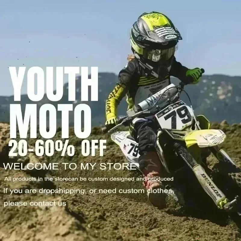 Vintage Honda Mister Men's Motorcross Pants Youth Race Spring Autumn Loose Fast Drying Comfortable Breathable Motorcycle Pants ZP8