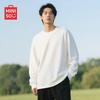 MINISO Мужская свободная хлопковая футболка с длинным рукавом