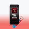 HAZARD WARNING Rocker Switch 12V Waterproof on-off on-off-on Toggle Red LED Button for Narva ARB Switches Replace Battery Switches5