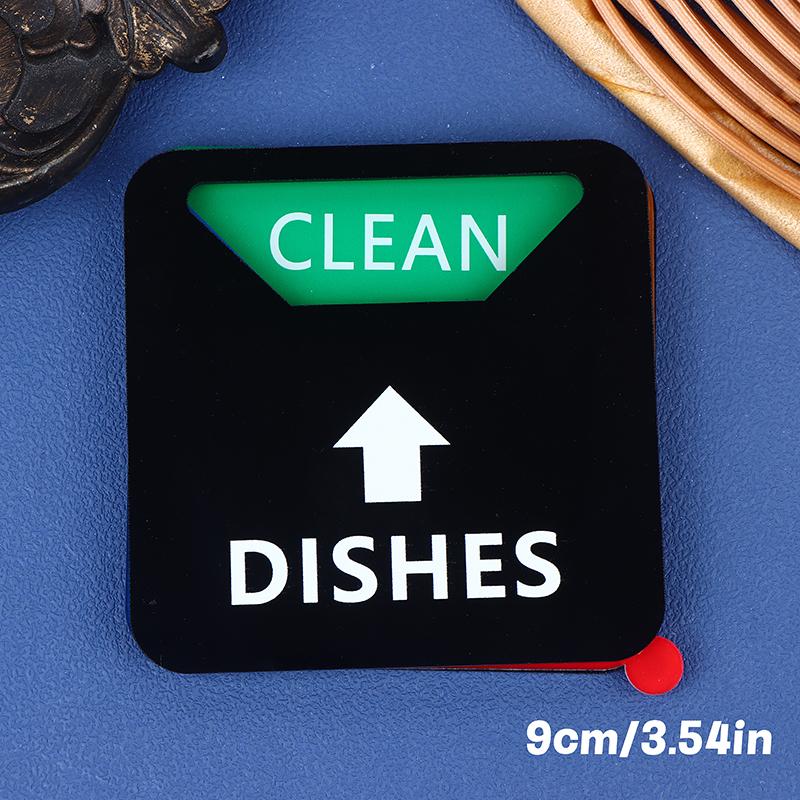 Знак Посудомоечная машина Чисто Магнит Грязный Индикатор Посудомоечная машина Кухня Наклейки Необходимости Чистка Посуда Машина