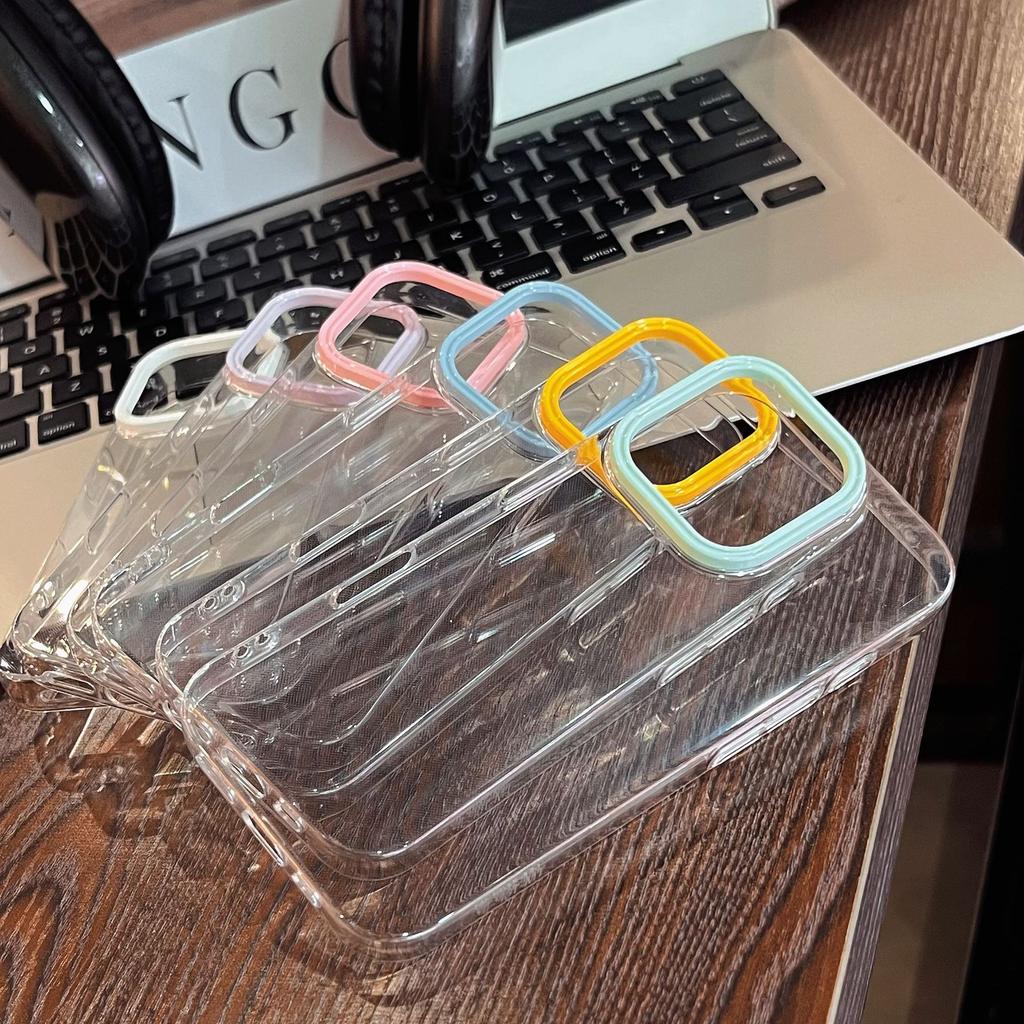 Простой и прозрачный чехол для телефона для IPhone 15 Ультратонкий защитный чехол 16e для Apple 12promax Чехол Жесткий и модный