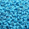 500Pcs Round Shape Acrylic Beads Spaced Smile Beads For Jewelry Making Craft Accessories
