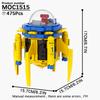 MOOXI Серия Аниме MOC Кирпичи Кирпичная Голова Фигурка Лун Сделай Сам Набор Конструкторов для Взрослых Модель Детские Образовательные Игрушки для Детей Подарок
