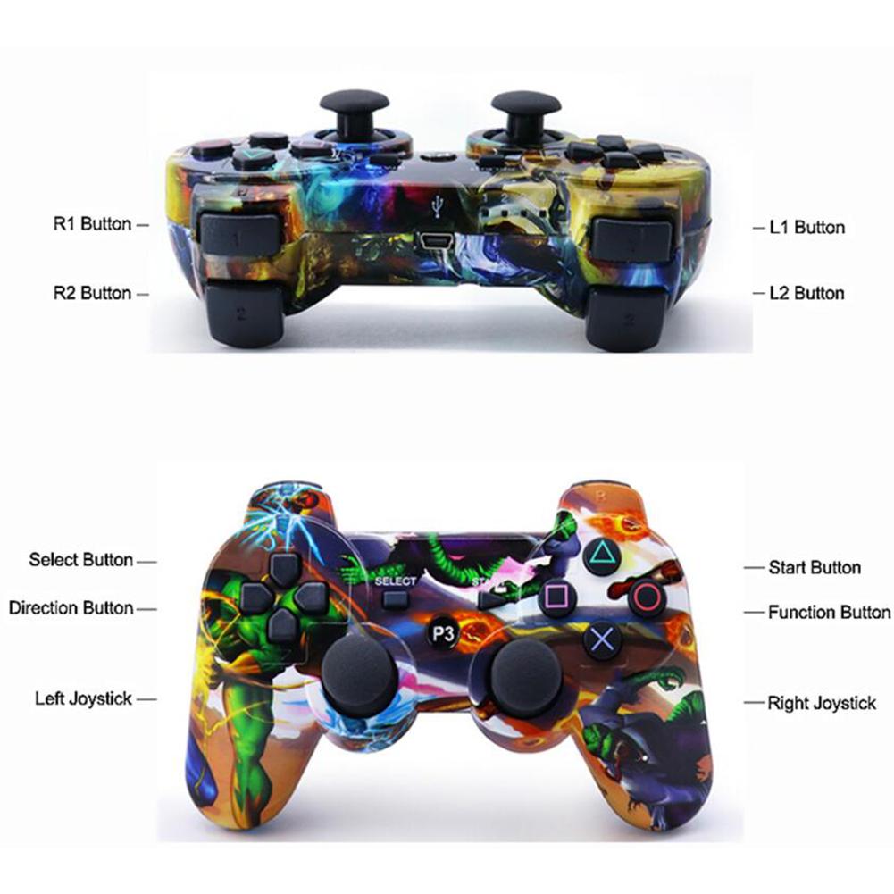 For PS3 Gamepad Bluetooth Controller Joystick Vibrator for  3 Wireless Gamepad