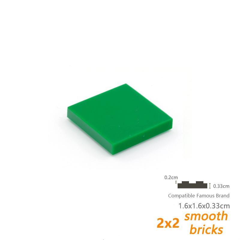 1000 шт. Конструктор Фигурка Кирпичики Керамическая Плитка 2x2 Образовательный Творческий Размер Совместимый с 3068 Игрушки для Детей