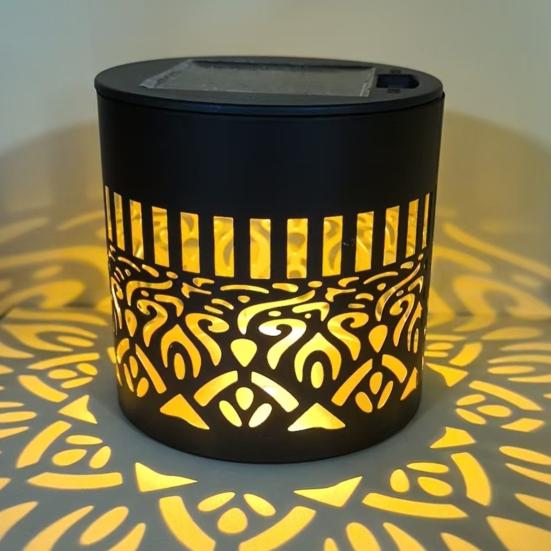 Декоративные солнечные фонари Железные уличные настенные светильники для ступеней Устойчивые к ржавчине Водонепроницаемые фонари для забора для садового столба Патио Задний двор