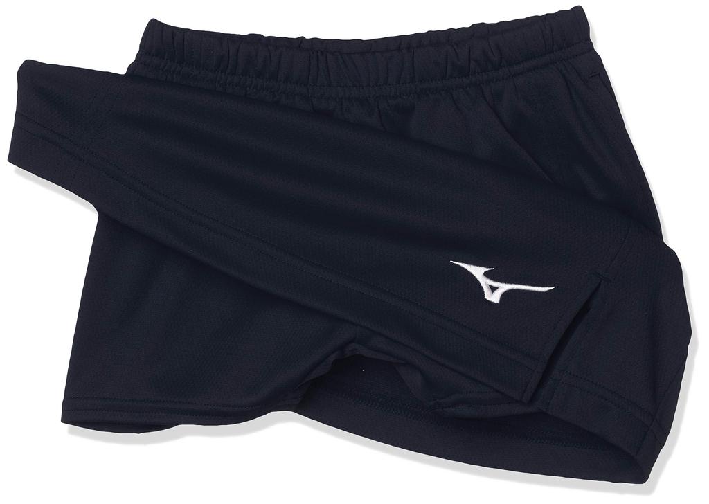 Skirt Inner Pocket Sweat Absorbent Quick Drying Dry Tennis Badminton Skort 62JB7204 Deep Navy Japan S to Japanese Size [Mizuno] Women's (Equivalent S)