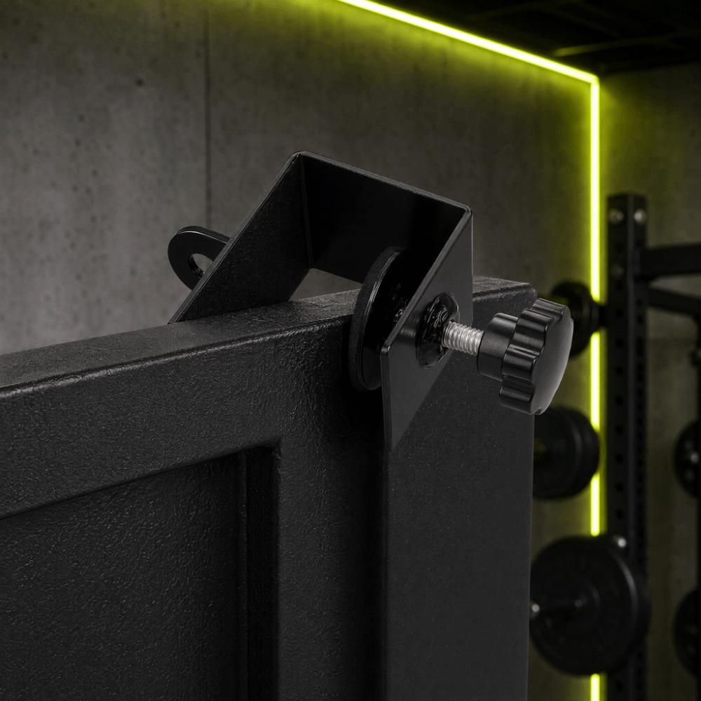 Black Door Anchor Steel Heavy Duty Door Anchor Resistance Bands Steel Clamp Yoga Stretching
