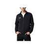 Under Armour Спортивная серия Женская тренировочная куртка с логотипом и принтом для активного отдыха Повседневная спортивная куртка на молнии Куртки унисекс Черная 24500402-001