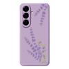 For Samsung Galaxy A56 5G Case Lavender Pattern Printing Straight Edge TPU Phone Back Cover