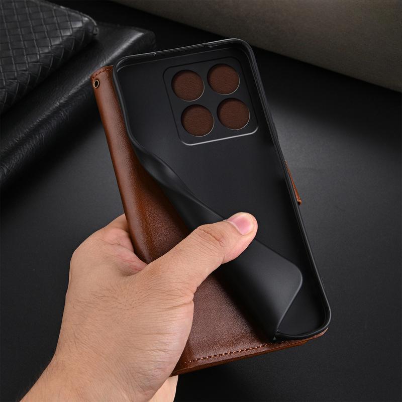 Подходит для чехла для мобильного телефона Xiaomi 14TPro, кожаный узор Xiaomi 14ultra с полной защитой от падения, бизнес 14t, чехол из мягкой кожи