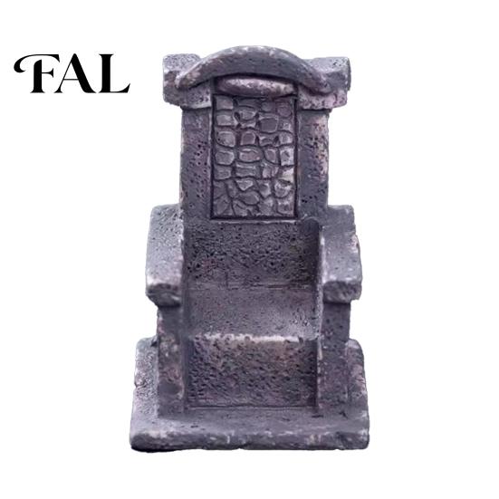 Dark Halloween Scene Set Miniature Resin Ornaments, Micro Landscape Desktop Decor, Horror Street Sign Props Accessories for Fish Tank Aquarium