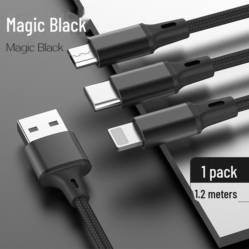 Кабель USB-C — 3-в-1 PD для быстрой зарядки мобильных устройств