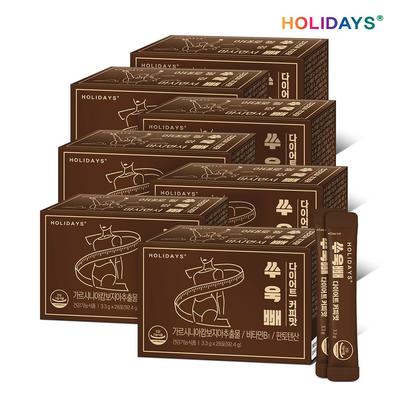 HOLIDAYS Кофе для похудения Suukppae со вкусом 28 пакетиков 7 коробок (197 порций)