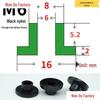T-Shaped Nylon Insulating Bushing Spacer for M3-M35 Threads