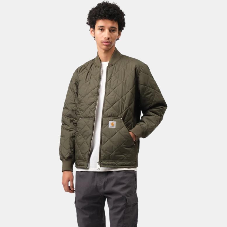Carhartt WIP FW24 Куртка-лайнер Myton Унисекс Армейский зеленый I033856-666-XX
