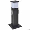 Pillar with Lamp for Garden Socket - VIDAXL - Black - Electric - LED - Contemporary
