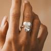 Креативные Мистические Маскированные Лица Открытые Кольца для Женщин Мужчин Готический Стиль Личность Регулируемые Кольца Ювелирные Изделия Подарок